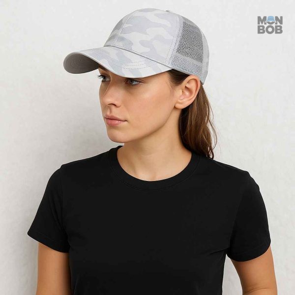 Casquette Trucker grise pour un style décontracté
