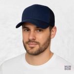 Casquette Grande Taille en bleu style Trucker