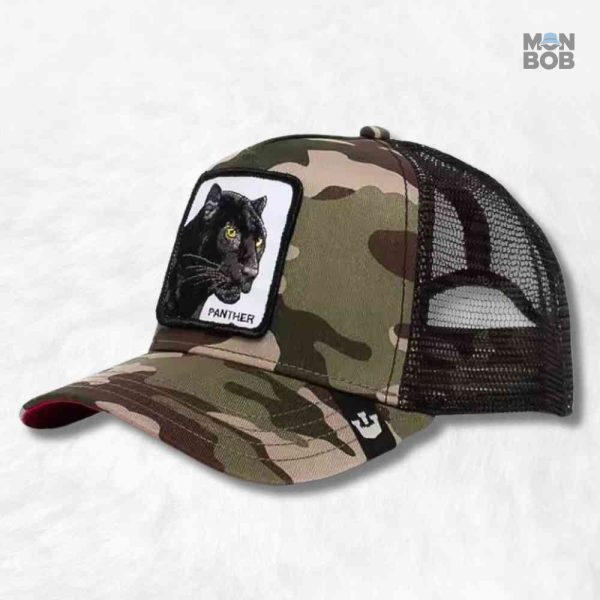 Casquette Trucker Panthère camouflage pour homme