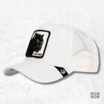Casquette Trucker Panthère blanche