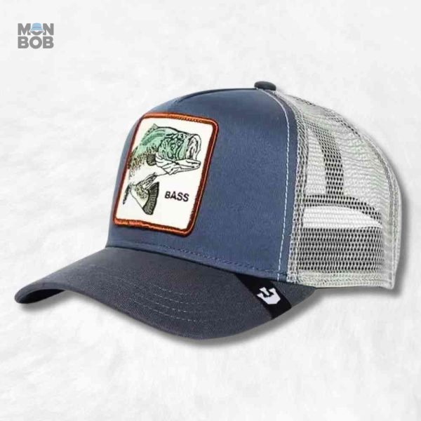 casquette-trucker-peche-poisson-1 Casquette Trucker Pêche, style décontracté pour les passionnés de pêche