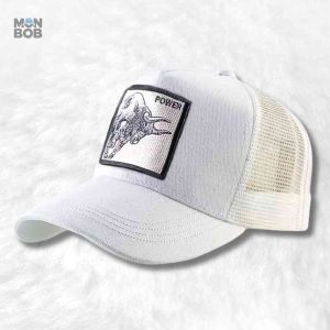 Casquette Trucker Taureau blanche