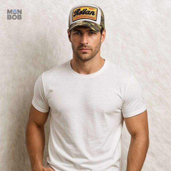 Casquette Trucker avec motif camouflage vintage