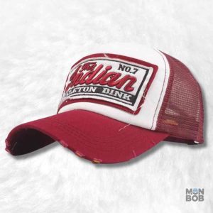 Casquette Trucker Vintage rouge