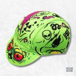 Casquette vélo Alien zombifié pour cyclistes