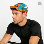 Casquette vélo avec design artistique pour passionnés