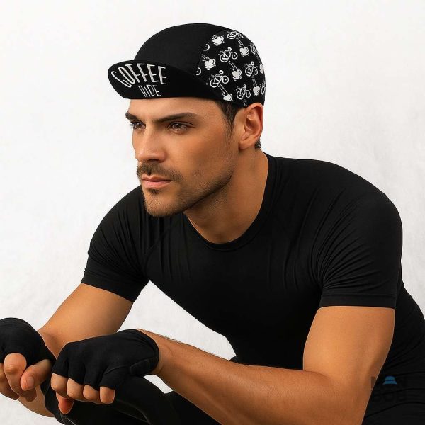 Casquette noire pour passionnés de vélo