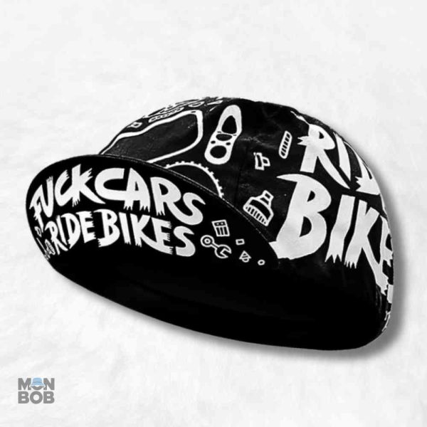 Casquette Vélo "F*** Cars" pour cyclistes audacieux