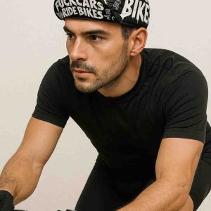 Accessoire cycliste tendance avec inscription provocante