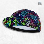 Casquette vélo géométrique pour cyclistes, style moderne