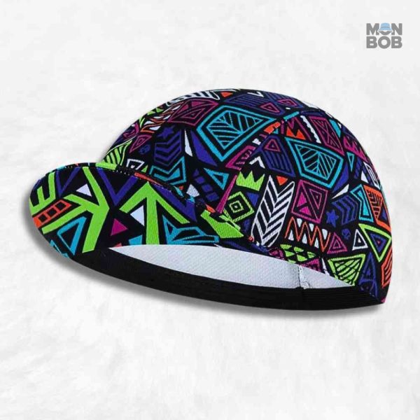 casquette-velo-geometrique-1 Casquette vélo géométrique pour cyclistes, style moderne