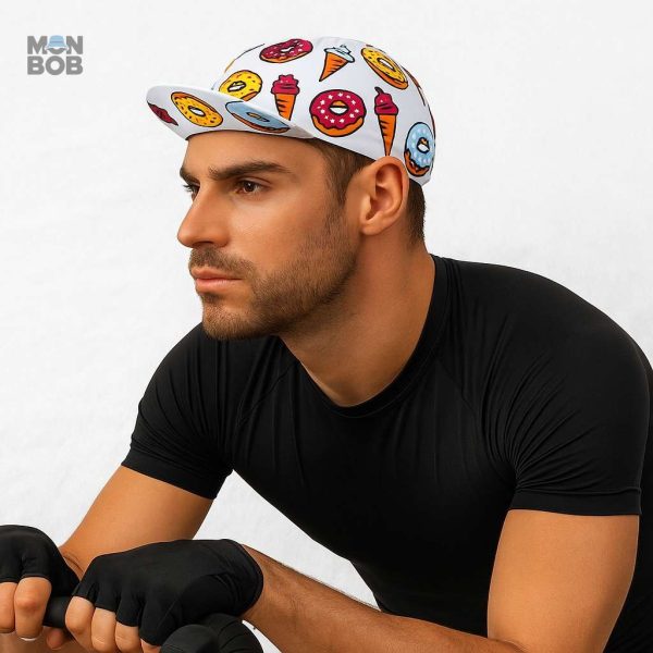 Casquette de vélo gourmande au design attrayant