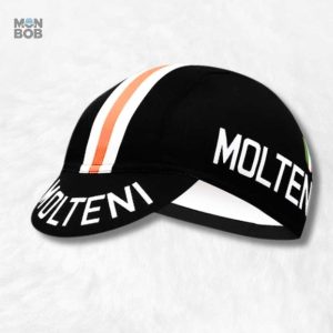 Casquette Vélo Route Molteni Noir pour cyclistes