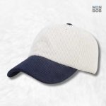 Casquette Velours Bicolore Marine élégante et tendance