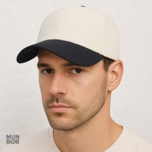 Casquette velours noir tendance pour un style décontracté