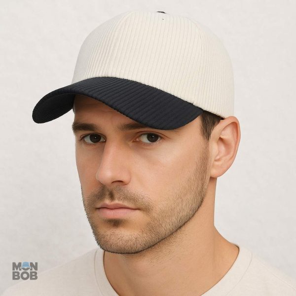 Casquette velours noir tendance pour un style décontracté