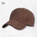 Casquette Velours Côtelé Marron élégante et confortable
