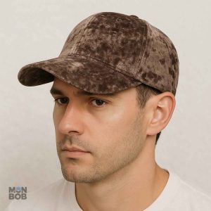 Casquette en velours marron pour un style chic et sophistiqué