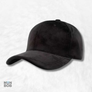 Casquette Velours Noir élégante pour un style chic
