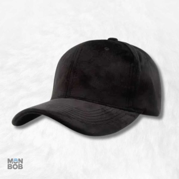 Casquette Velours Noir élégante pour un style chic