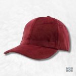 Casquette Velours Rouge pour femme