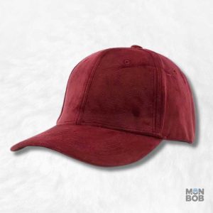 Casquette Velours Rouge pour femme