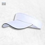 Casquette blanche à visière pour le golf