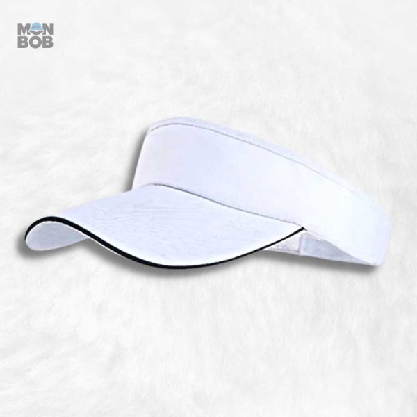 casquette-visiere-golf-blanche-1 Casquette blanche à visière pour le golf