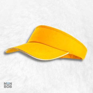 Casquette visière golf jaune pour un style sportif