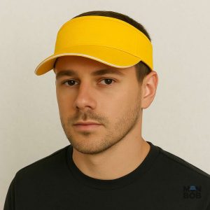 Visière jaune pour le golf, accessoire tendance et pratique