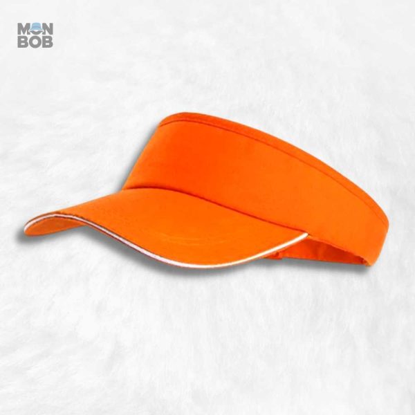 Casquette Visière Golf Orange pour un look sportif et tendance