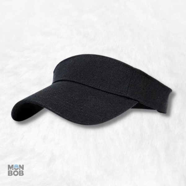casquette-visiere-noir-1 Casquette Visière Noir élégante et pratique pour un style décontracté