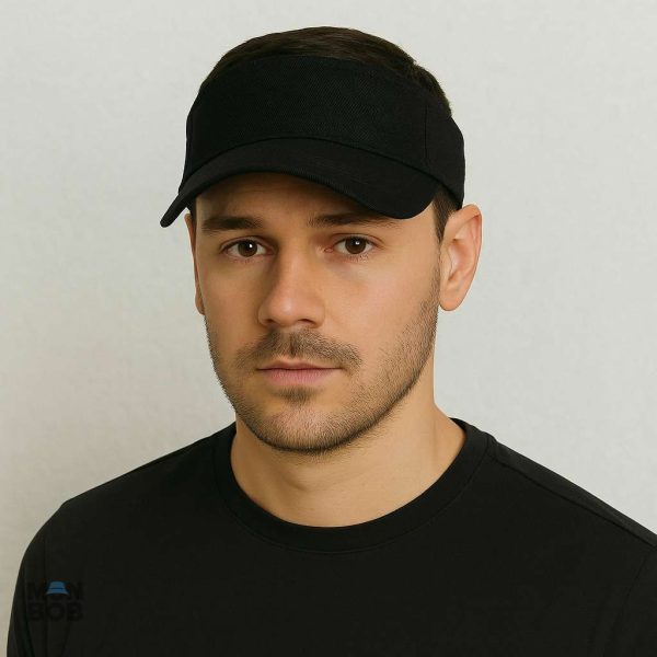 Casquette Visière noire idéale pour un look tendance et sportif