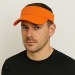 Casquette Visière en orange, accessoire tendance pour vos sorties