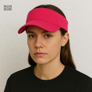 Accessoire mode : casquette visière en couleur rose