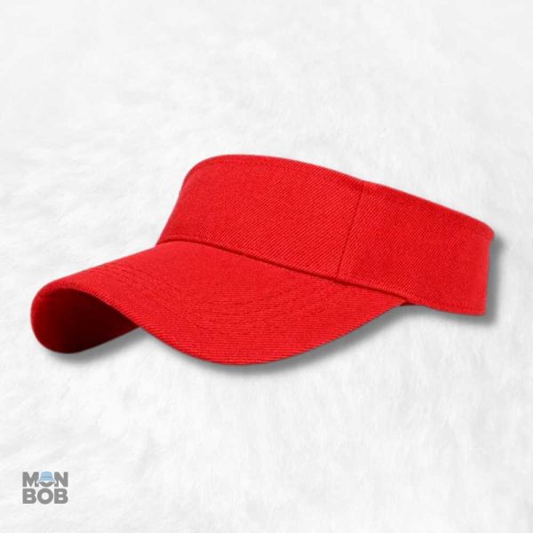 Casquette Visière Rouge pour un style décontracté et tendance