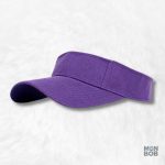 Casquette violette avec visière élégante et tendance