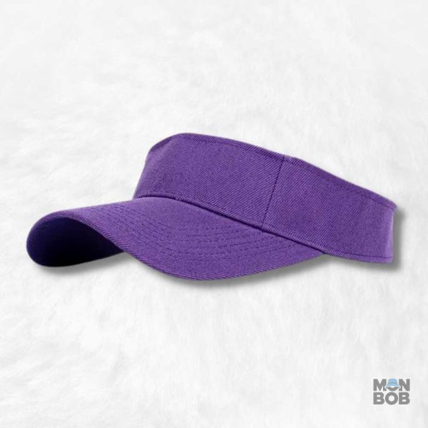 Casquette violette avec visière élégante et tendance