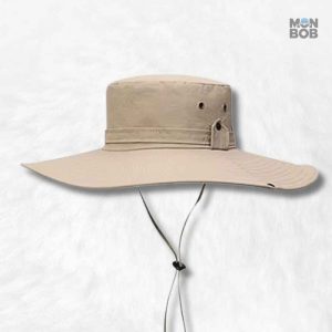 Chapeau Anti-UV Homme Beige pour protection solaire