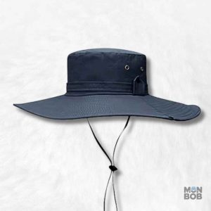Chapeau Anti-UV Bleu pour Homme, protection solaire élégante