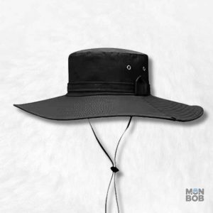 Chapeau Anti-UV Homme Noir pour une protection solaire efficace