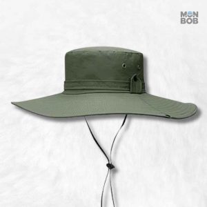 Chapeau anti-UV homme vert pour une protection solaire efficace