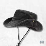 Chapeau aventurier noir pour les explorateurs en plein air