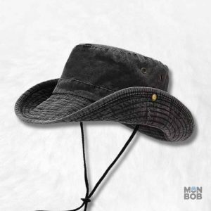 Chapeau aventurier noir pour les explorateurs en plein air