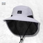 Chapeau Bob gris clair avec protège nuque