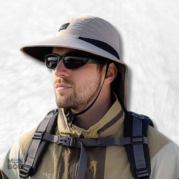 Bob taupe élégant pour une protection solaire optimale