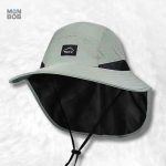 Chapeau Bob vert avec protège nuque pour un style décontracté