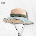 Chapeau Bob randonnée ethnique beige