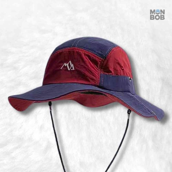 Chapeau Bob Randonnée bleu pour les activités en plein air
