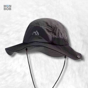 Chapeau Bob Randonnée gris pour activités en extérieur
